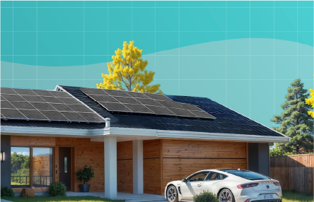 A house with solar panels installed on the roof, representing innovative strategies for enhancing solar energy efficiency